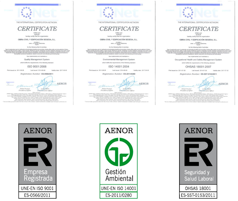 Certificados de calidad